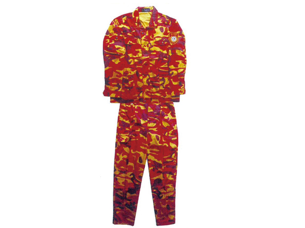 XS-04 橘紅迷彩阻燃防火服